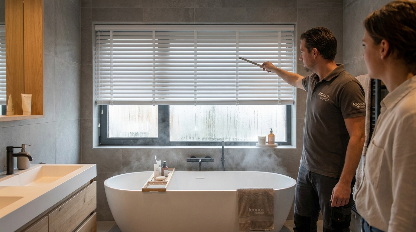 Raamdecoratie Klikshutter vochtbestendig