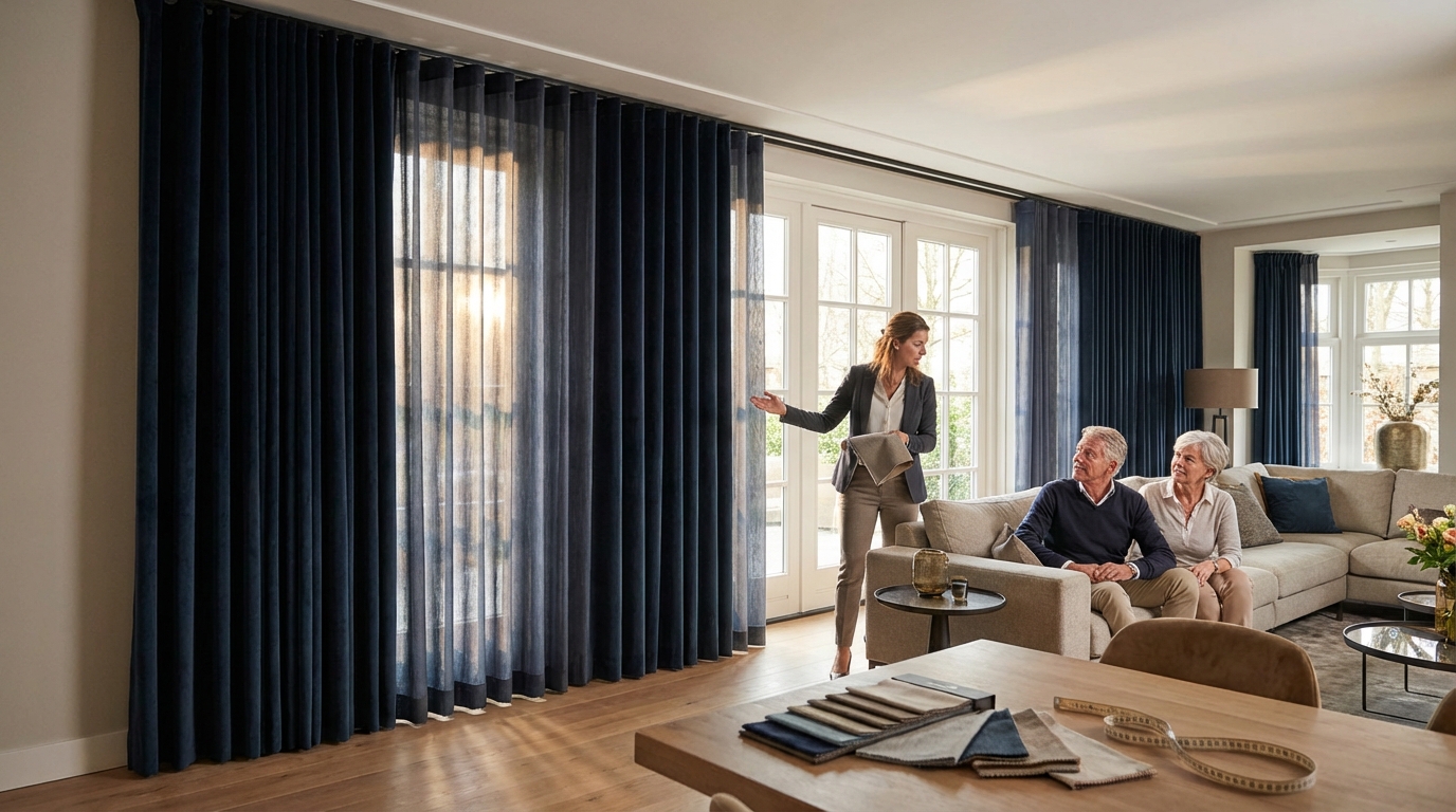 Raamdecoratie Overgordijnen