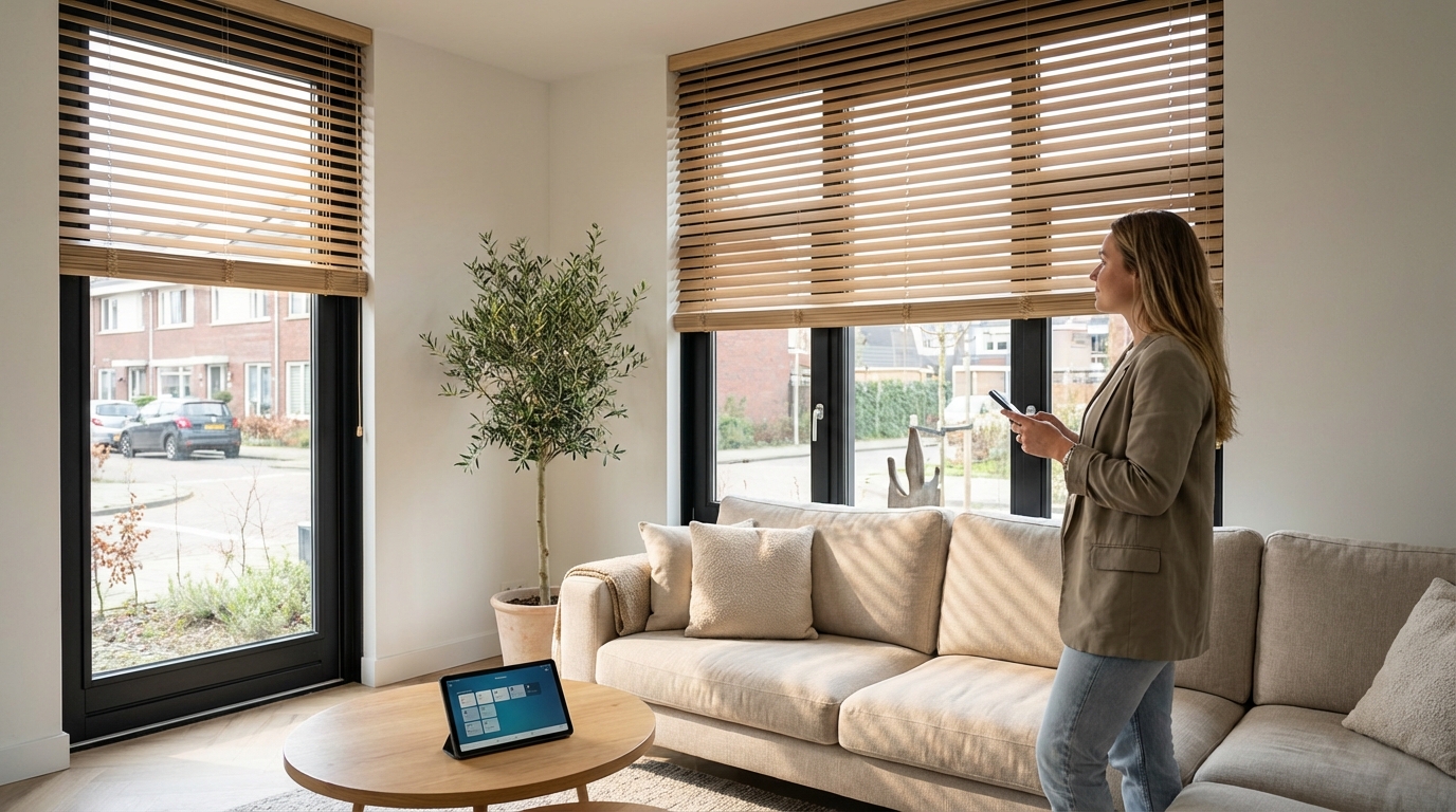 Raamdecoratie Smart jaloezieën