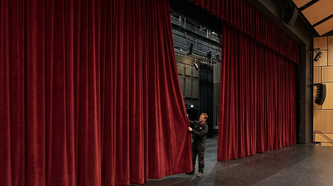 Raamdecoratie Theater raamdecoratie