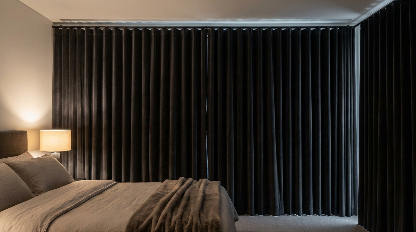Raamdecoratie Verduisterende gordijnen slaapkamer op maat