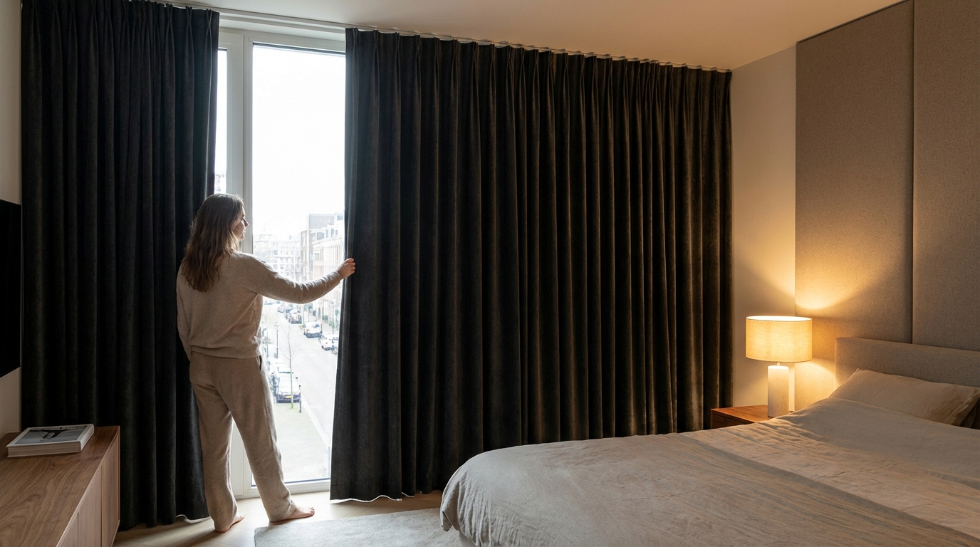 Raamdecoratie Verduisterende gordijnen