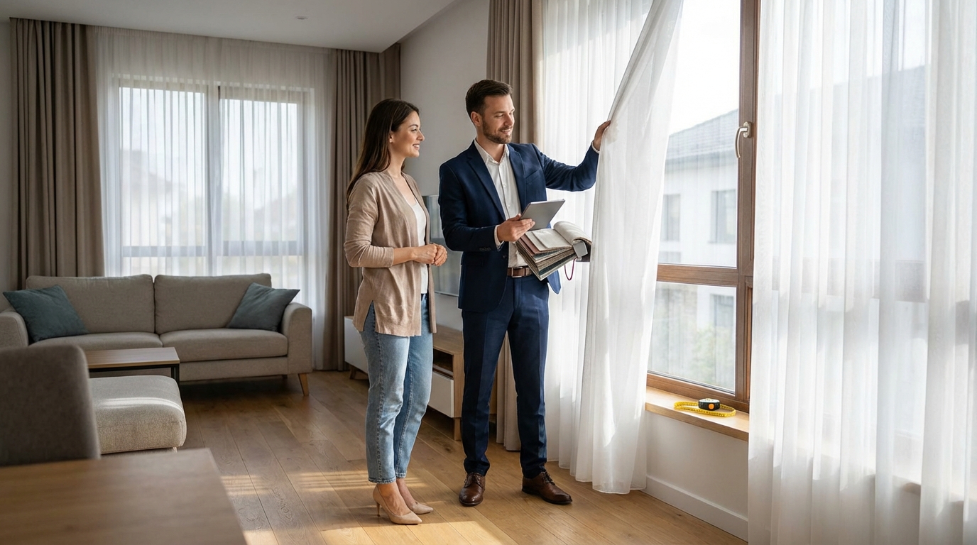 Raamdecoratie Vitrages op maat offerte