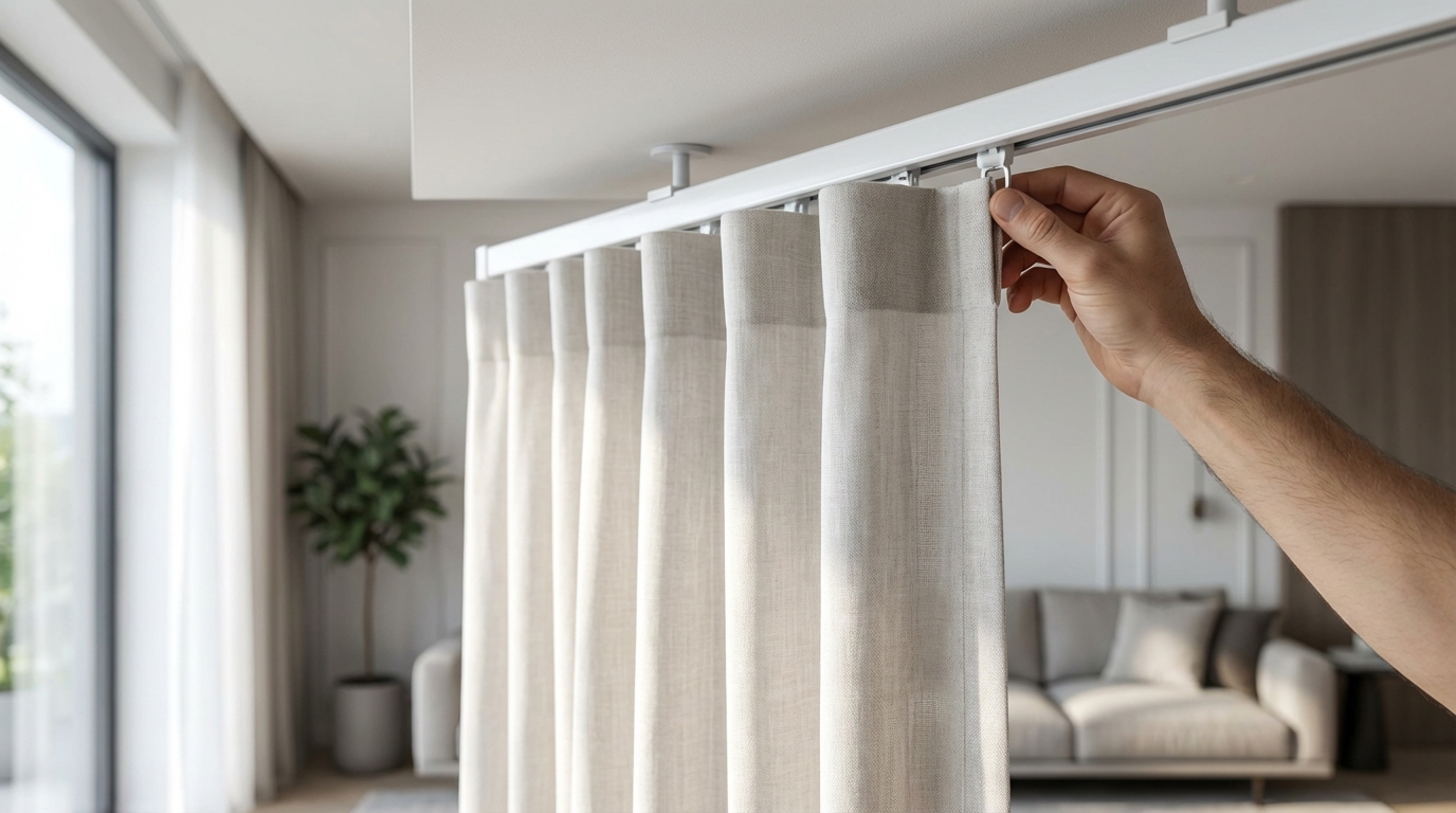 Raamdecoratie Wave rail
