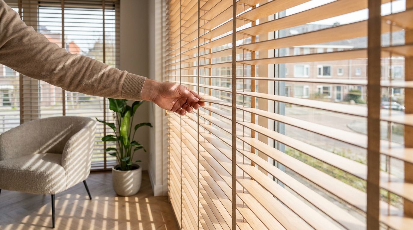 Raamdecoratie Jaloezie lichtregeling