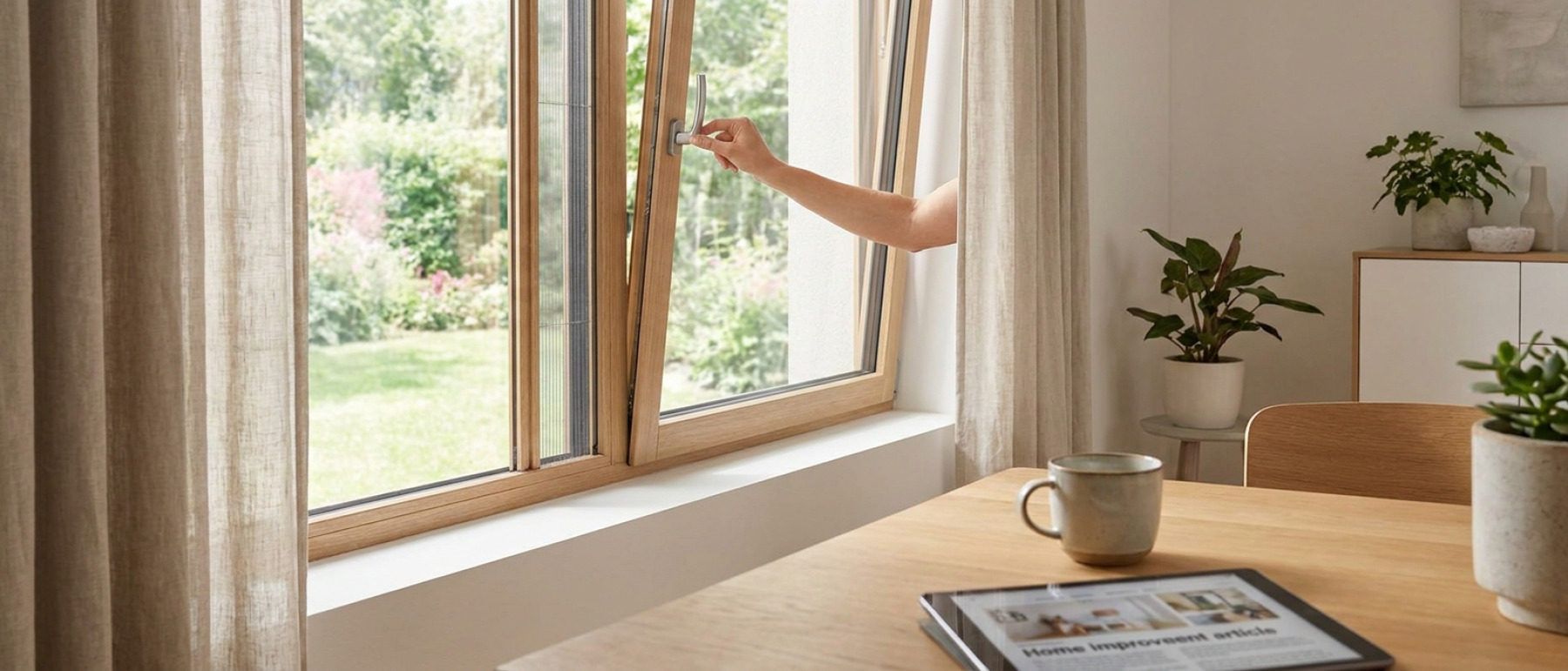 Raamdecoratie 10 tips om ventilatie en insectenwering slim te combineren in elke ruimte.
