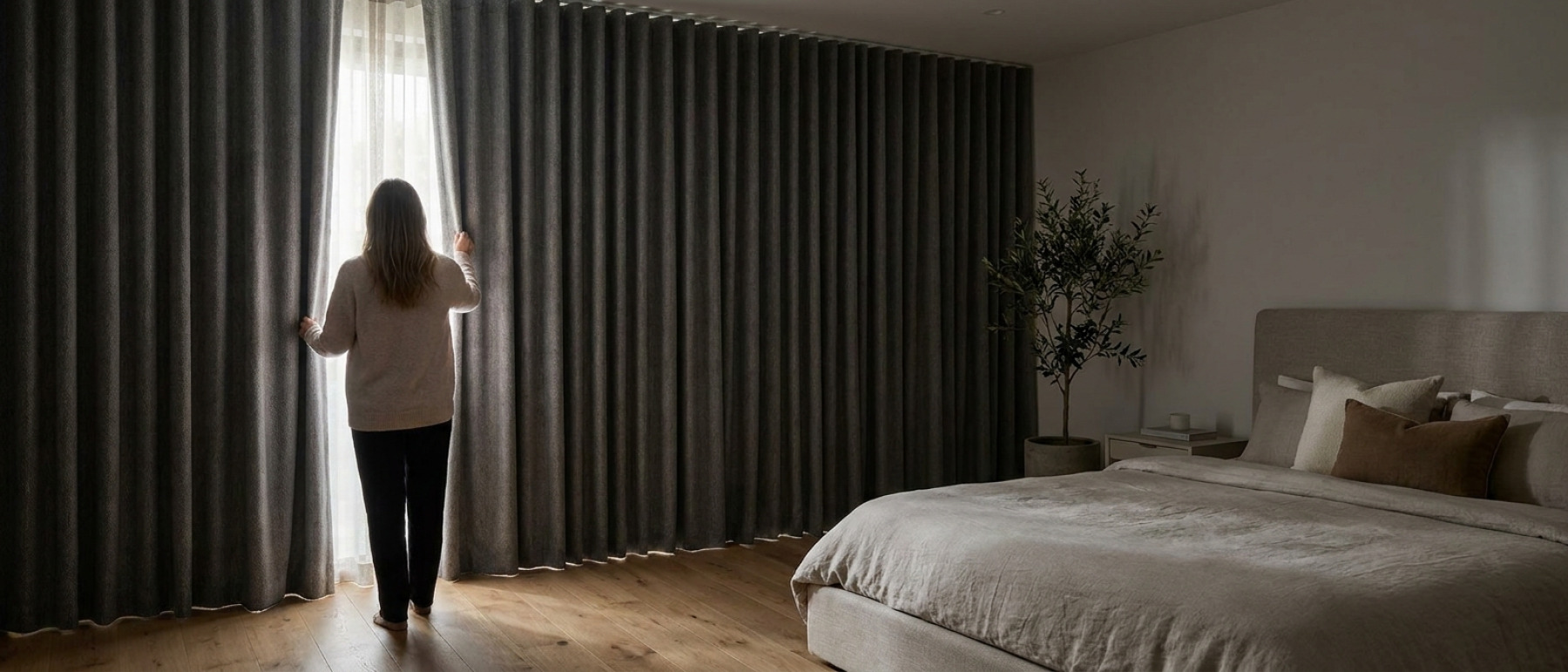 Raamdecoratie 9 tips om verduisterende gordijnen mooi te laten vallen in elke slaapkamer.