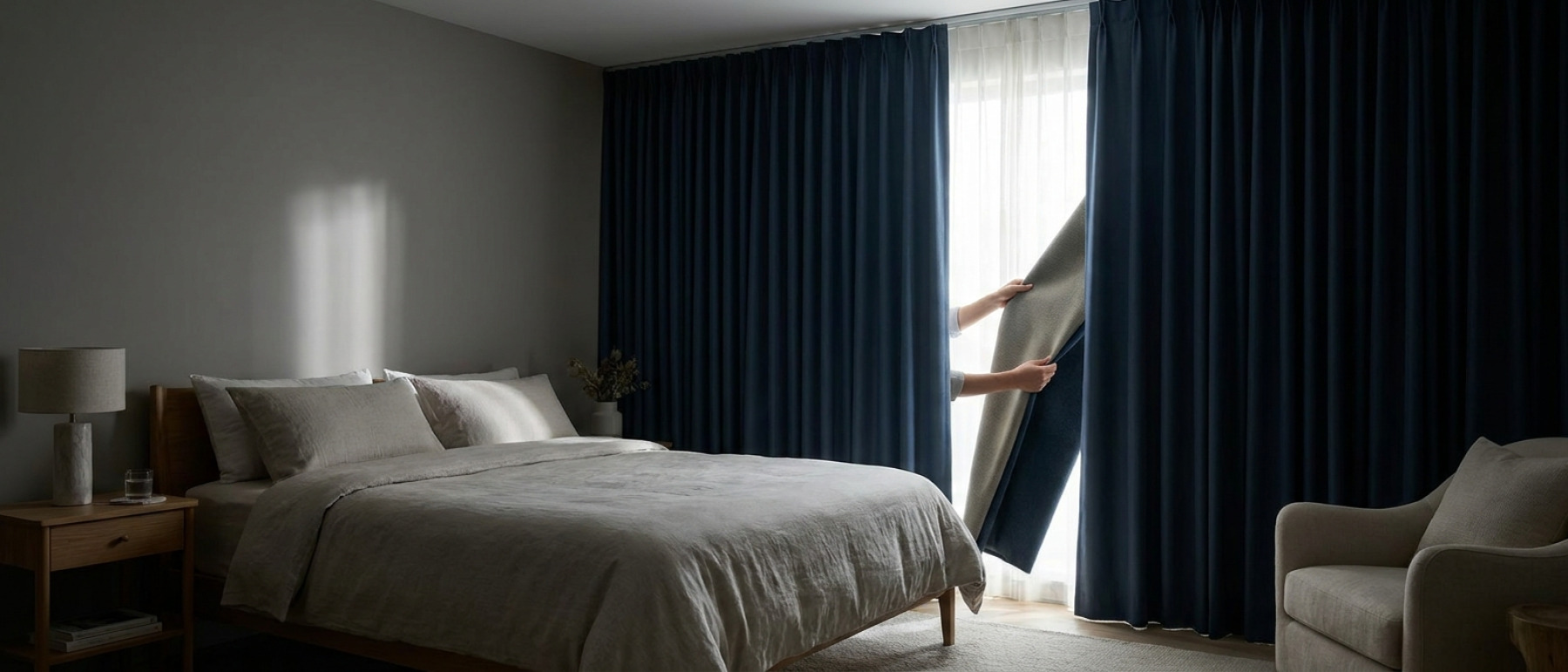 Raamdecoratie Hoe kies je slaapkamer gordijnen voor ploegendienst en slapen overdag?
