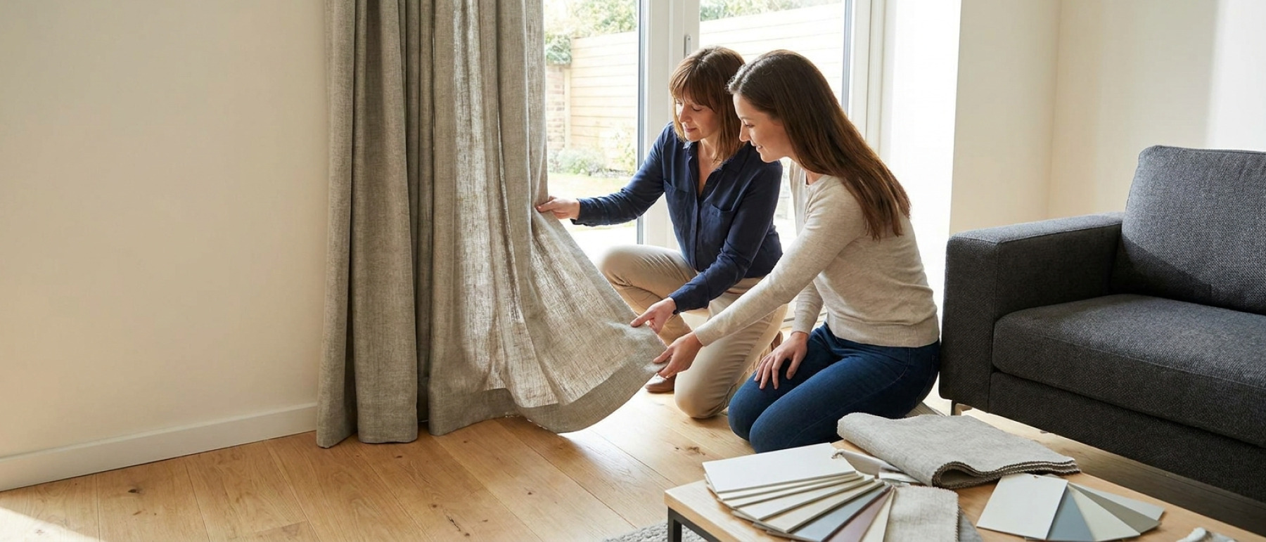 Raamdecoratie Hoe stem je gordijnen af op je vloer, muurkleur en meubels?