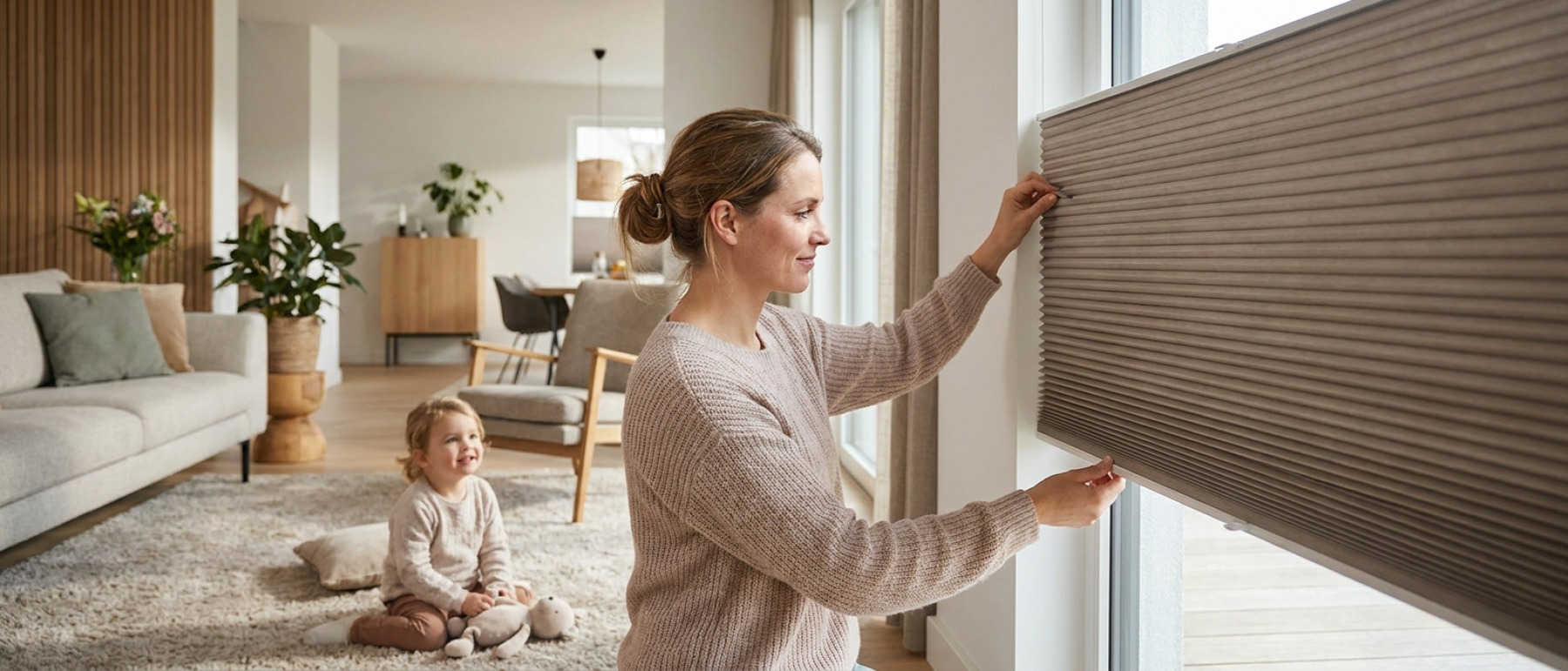 Raamdecoratie 10 tips om kindveilige binnen zonwering te kiezen zonder in te leveren op stijl.