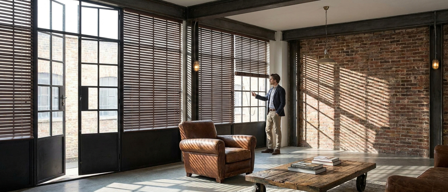 Raamdecoratie Hoe laat je jaloezieen werken in een industriele woonstijl met karakter?